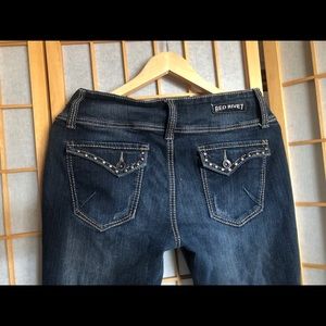 Red Rivet 13 Studded flare jeans very cool